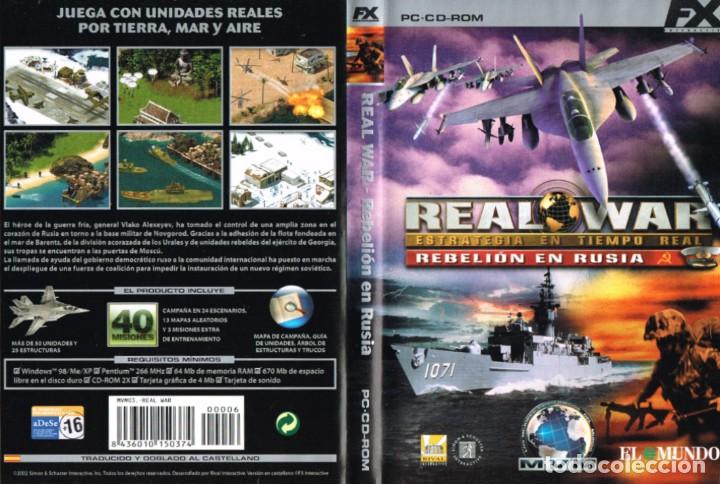 Videojuegos y consolas: VIDEOJUEGO PC CD-ROM / REAL WAR / REBELI&Oacute;N EN RUSIA / FX INTERACTIVE - Foto 1