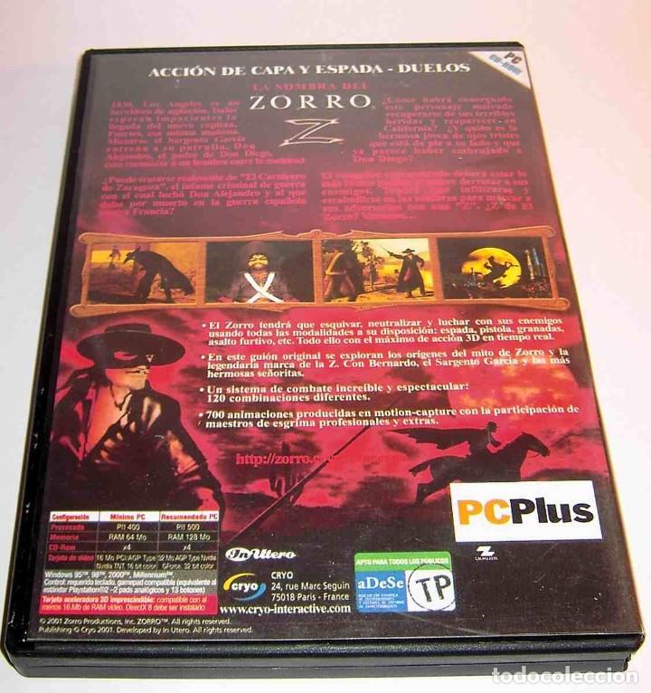 Videojuegos y consolas: Juego de PC (La Sombra del Zorro) - Foto 3