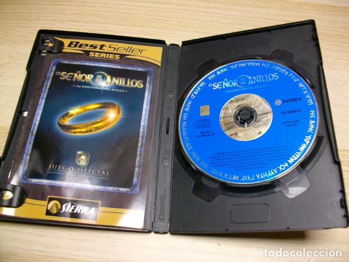 Videojuegos y consolas: EL SE&Ntilde;OR DE LOS ANILLOS LA COMUNIDAD DEL ANILLO JUEGO de PC - Foto 2