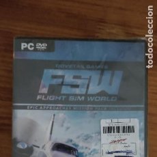 Videojuegos y Consolas: JUEGO PC DVD ROM FSW FLIGHT SIM WORLD PRECINTADO. Lote 295496708