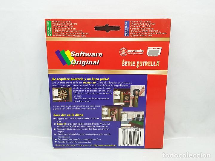 Videojuegos y consolas: DARDOS 3D - SERIE ESTRELLA - DATA BECKER MARCOMBO JUEGO WINDOWS PC - Foto 2