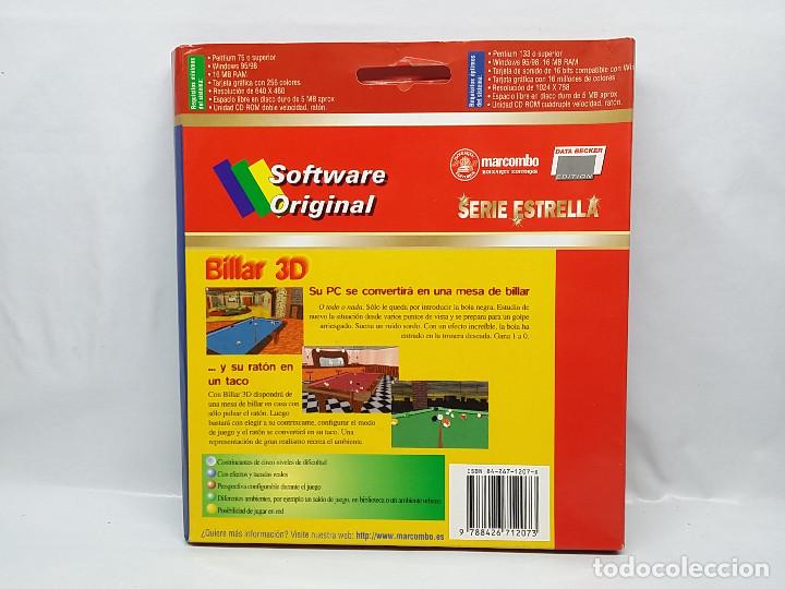 Videojuegos y consolas: BILLAR 3D - SERIE ESTRELLA - DATA BECKER MARCOMBO JUEGO WINDOWS PC - Foto 2
