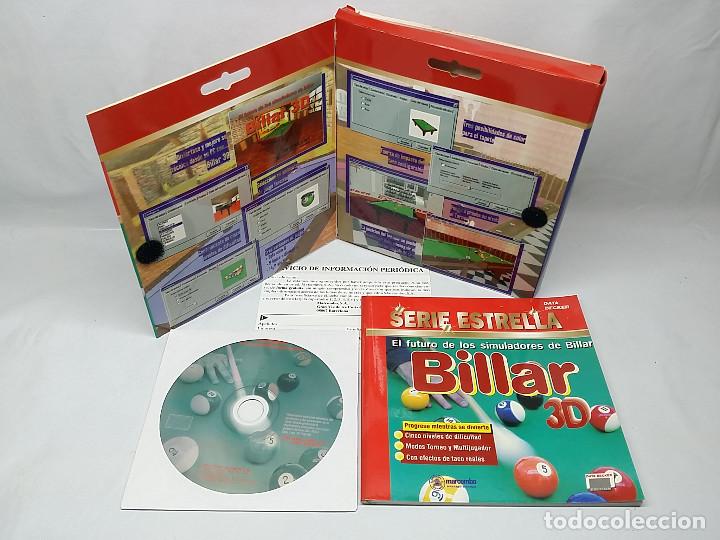 Videojuegos y consolas: BILLAR 3D - SERIE ESTRELLA - DATA BECKER MARCOMBO JUEGO WINDOWS PC - Foto 3