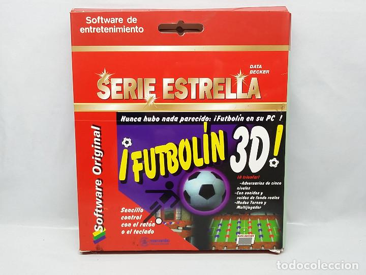 Videojuegos y consolas: FUTBOLIN 3D - SERIE ESTRELLA - DATA BECKER MARCOMBO JUEGO WINDOWS PC - Foto 1