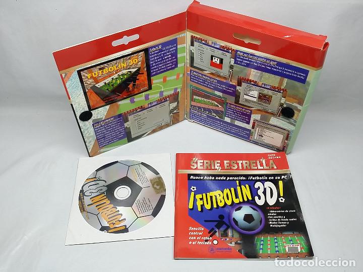 Videojuegos y consolas: FUTBOLIN 3D - SERIE ESTRELLA - DATA BECKER MARCOMBO JUEGO WINDOWS PC - Foto 3