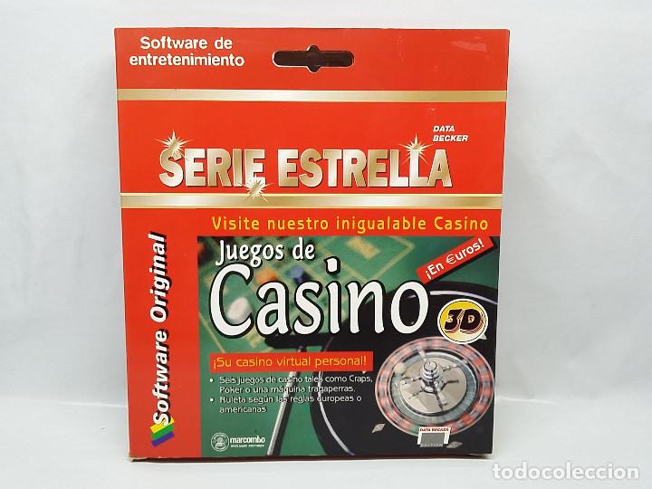 Videojuegos y consolas: CASINO 3D - SERIE ESTRELLA - DATA BECKER MARCOMBO JUEGO WINDOWS PC - Foto 1