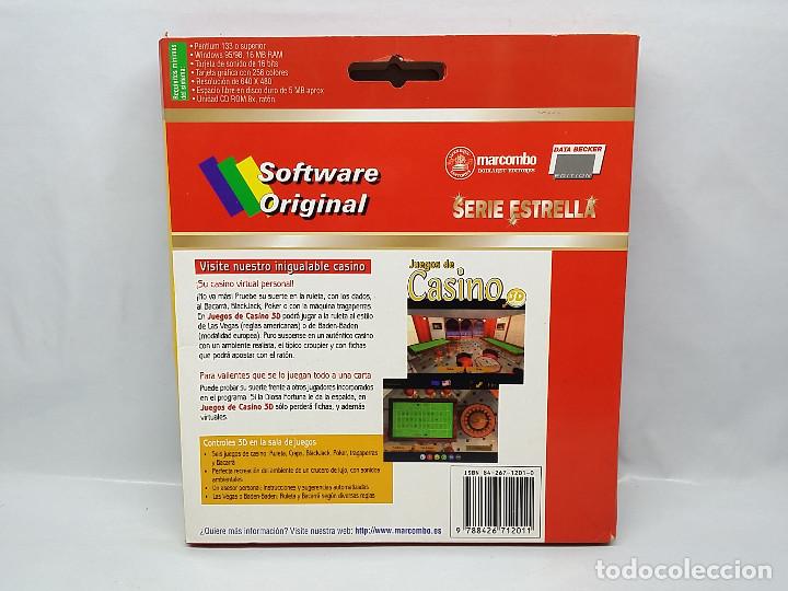 Videojuegos y consolas: CASINO 3D - SERIE ESTRELLA - DATA BECKER MARCOMBO JUEGO WINDOWS PC - Foto 2