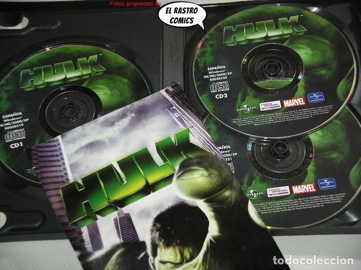 Videojuegos y consolas: Hulk, juego PC CD ROM, con tres discos, CDROM, Marvel - Foto 2