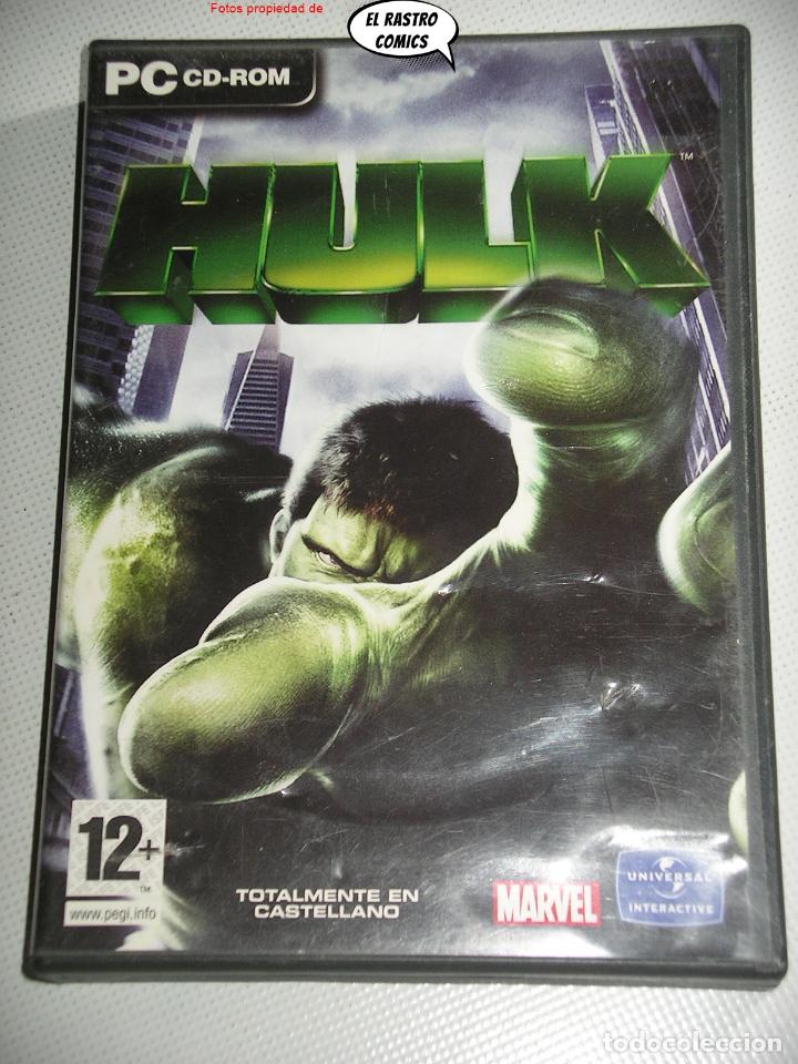 Videojuegos y consolas: Hulk, juego PC CD ROM, con tres discos, CDROM, Marvel - Foto 1