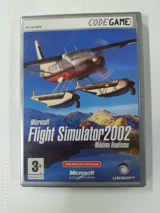 Videojuegos y consolas: Microsoft Flight simulator 2002. Juego PC CD ROM. TDKV10B - Foto 1