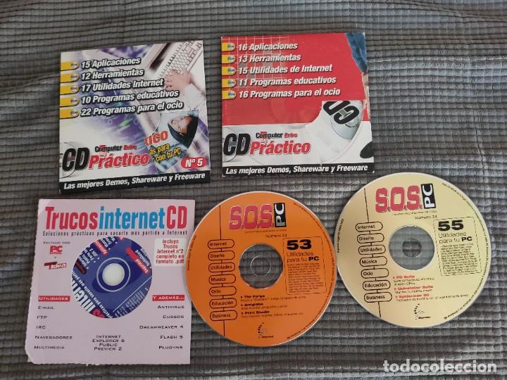 Videojuegos y consolas: Lote 4 revistas pc y 9 cds - Foto 5