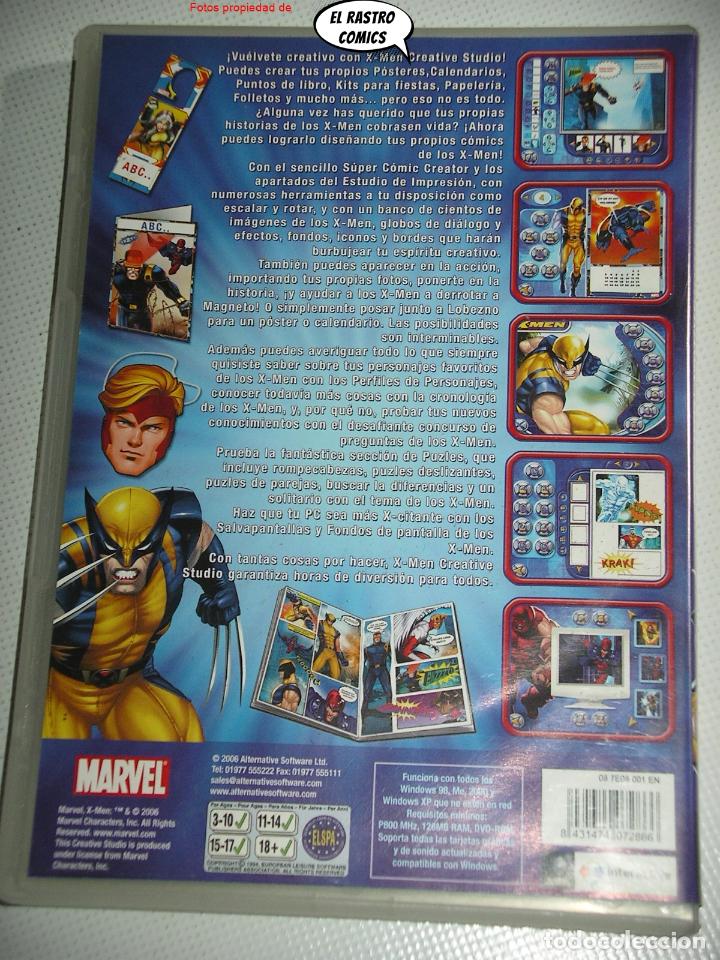 Videojuegos y consolas: X Men, Creative Studio, juego PC, DVD ROM, Marvel - Foto 3
