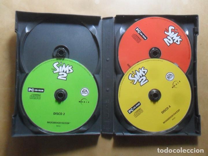 Videojuegos y consolas: PC CD-ROM - LOS SIMS 2 - 3 DISCOS (FALTA EL N&ordm; 1) - Foto 2