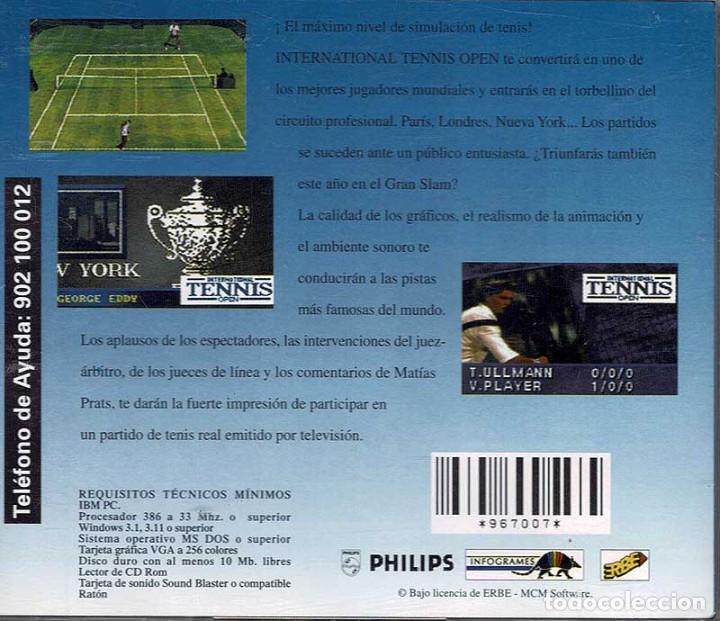 Videojuegos y consolas: Juego International Tennis Open. PC - Foto 2