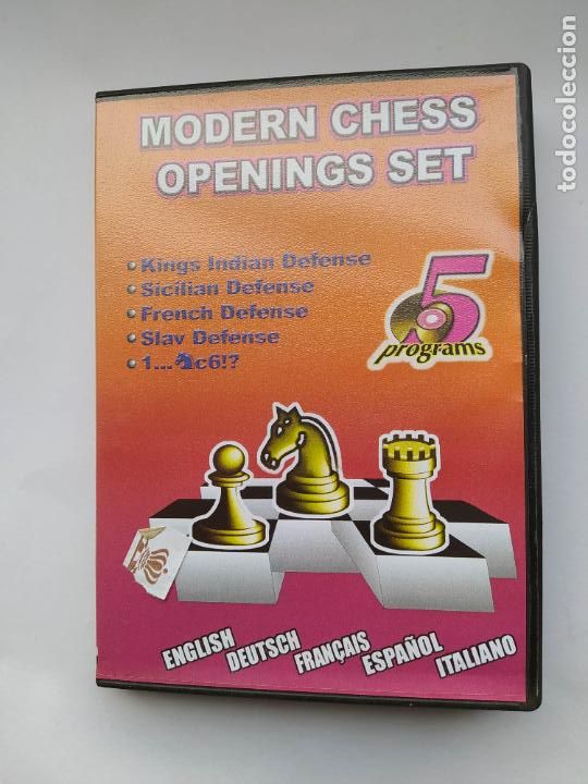Videojuegos y consolas: MODERN CHESS. OPENING SET. 5 PROGRAMS. 5 CDS. TDKV11A - Foto 1