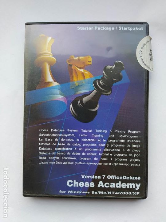 Videojuegos y consolas: Chess Academy. Starter Package. Version 7 office deluxe. CD. TDKV11A - Foto 1
