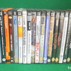 Videojuegos y Consolas: JUEGOS PC GAMES - 26 JUEGOS CD ROM Y DVD - BUENÍSIMO ESTADO - INSTRUCCIONES Y ENCARTES. Lote 299062243