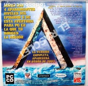 Videojuegos y consolas: CD-ROM - ATLANTIS EL IMPERIO PERDIDO - DISNEY - Foto 3