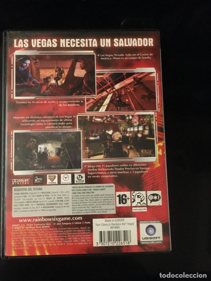Videojuegos y consolas: Tom Clancys Rainbow Six Vegas. PC - DVD - ROM - Foto 3