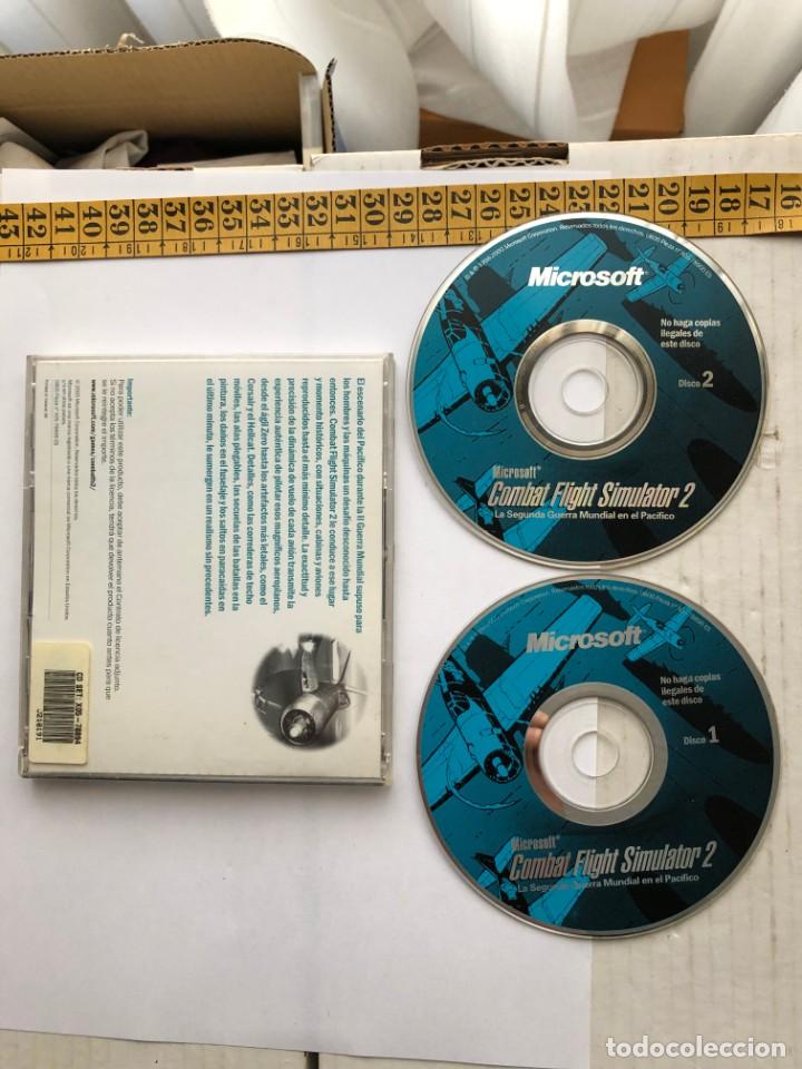 Videojuegos y consolas: Microsoft Combat Flight Simulator 2 Disco 1 y 2 castellano wwii pacifico - Foto 1
