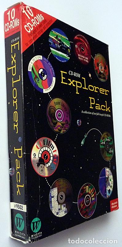 Videojuegos y consolas: EXPLORER PACK - 10 CD ROM - 1995 - WAYZATA - PC Y MAC - LOS CD ROM EST&Aacute;N NUEVOS - Foto 2