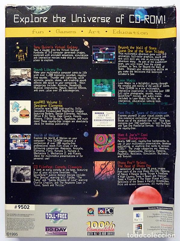 Videojuegos y consolas: EXPLORER PACK - 10 CD ROM - 1995 - WAYZATA - PC Y MAC - LOS CD ROM EST&Aacute;N NUEVOS - Foto 3