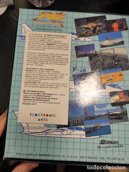 Videojuegos y consolas: STRIKE COMMANDER / CAJA CART&Oacute;N / IBM PC / RETRO VINTAGE / DISKETTE - Foto 3