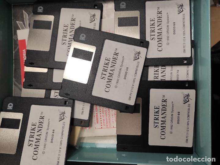 Videojuegos y consolas: STRIKE COMMANDER / CAJA CART&Oacute;N / IBM PC / RETRO VINTAGE / DISKETTE - Foto 5
