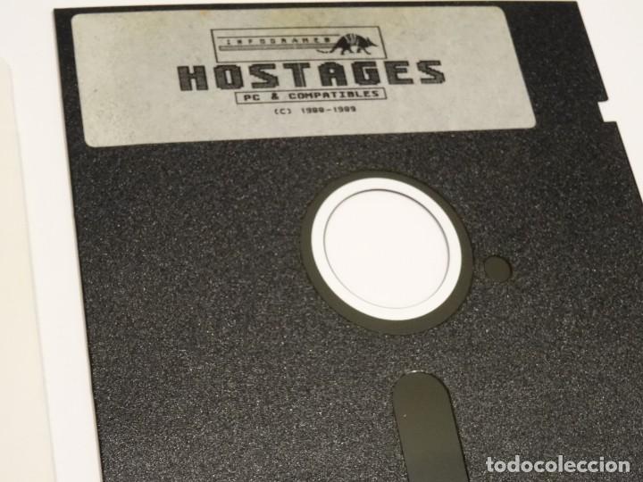 Videojuegos y consolas: PC IBM Compatibles - Hostages ERBE Disco 5 1/4 Disc - Foto 5