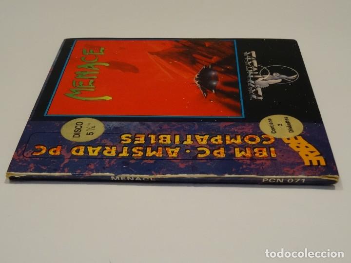 Videojuegos y consolas: PC IBM Compatibles - Menace ERBE Disco 5 1/4 Disc - Foto 2