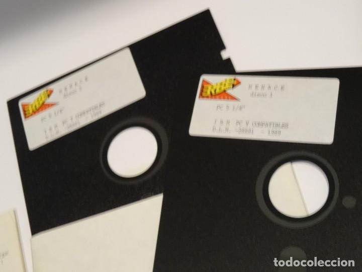 Videojuegos y consolas: PC IBM Compatibles - Menace ERBE Disco 5 1/4 Disc - Foto 5