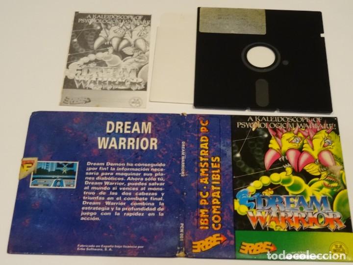Videojuegos y consolas: PC IBM Compatibles - Dream Warrior ERBE Disco 5 1/4 Disc - Foto 4