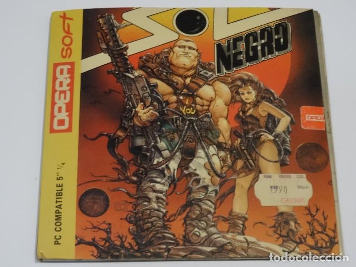 Videojuegos y consolas: PC IBM Compatibles - Sol Negro Opera Soft Disco 5 1/4 Disc - Foto 1