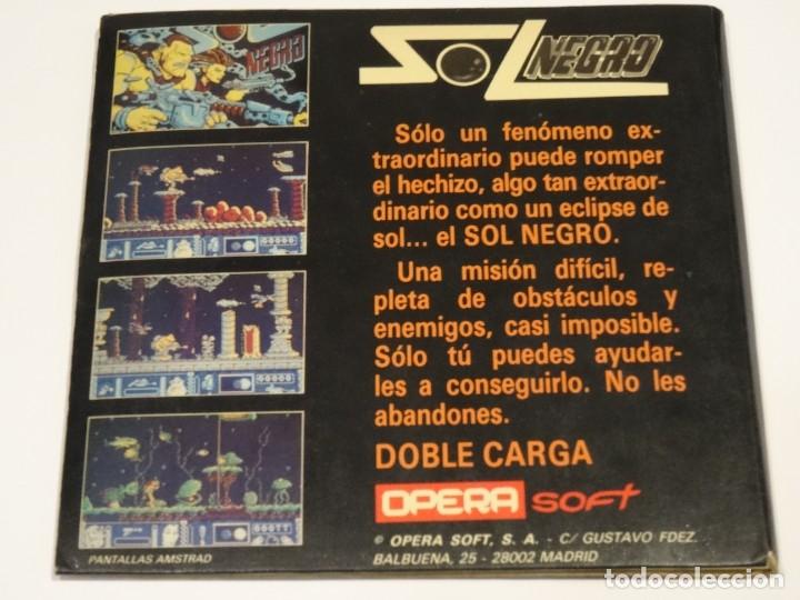 Videojuegos y consolas: PC IBM Compatibles - Sol Negro Opera Soft Disco 5 1/4 Disc - Foto 2