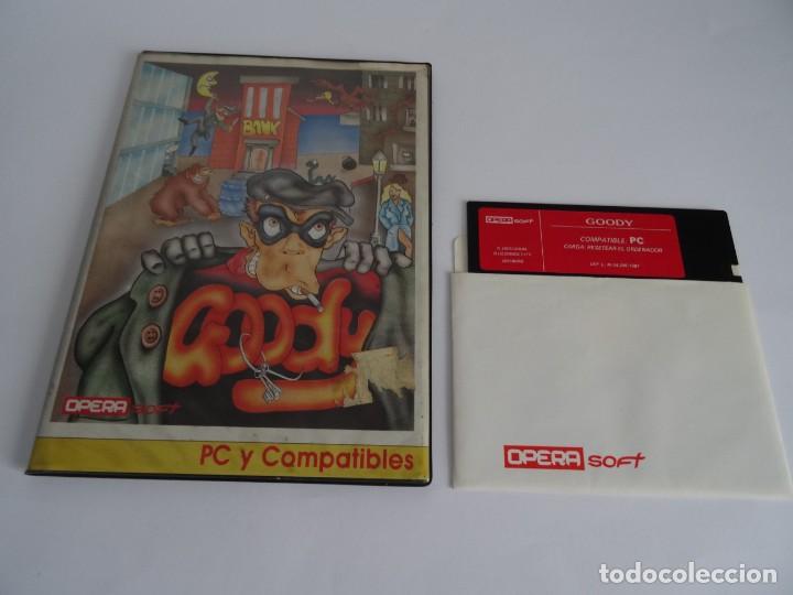 Videojuegos y consolas: PC IBM Compatibles - Goody Opera Soft Disco 5 1/4 Disc - Foto 1