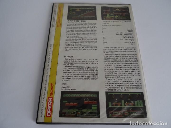Videojuegos y consolas: PC IBM Compatibles - Goody Opera Soft Disco 5 1/4 Disc - Foto 3