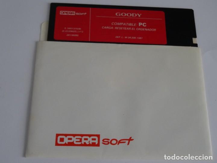 Videojuegos y consolas: PC IBM Compatibles - Goody Opera Soft Disco 5 1/4 Disc - Foto 6