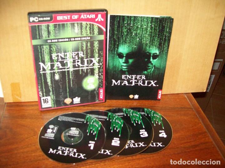 ENTER THE MATRIX - 4 CDS JUEGO PC CON MANUAL DE INSTRUCCIONES (Juguetes - Videojuegos y Consolas - PC)