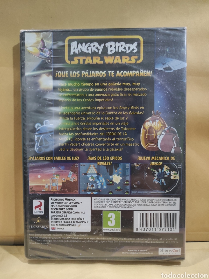 Videojuegos y consolas: ANGRY BIRDS STAR WARS -PC -PRECINTADO - Foto 2