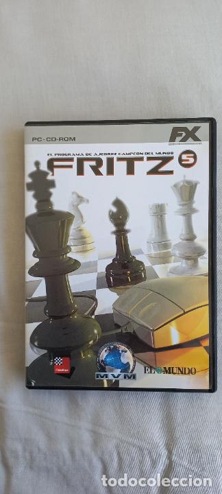 Videojuegos y consolas: Juego PC CD. FRITZ 5. EL PROGRAMA DE AJEDREZ CAMPEON DEL MUNDO. + GUIA . FX INTERACTIVE - Foto 1
