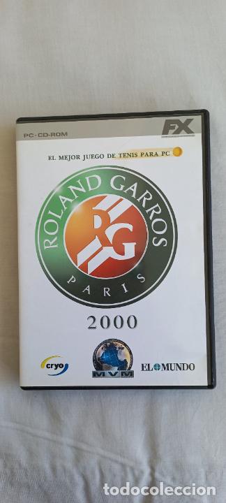 Videojuegos y consolas: Juego PC CD. ROLAND GARROS PARIS 2000. + GUIA . FX INTERACTIVE - Foto 1