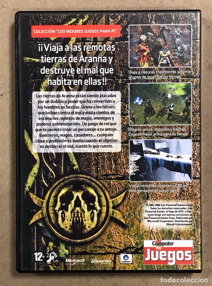 Videojuegos y consolas: DUNGEON SIEGE. PC 2 CD. UBISOFT. - Foto 3