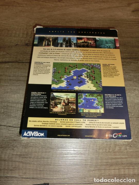 Videojuegos y consolas: PC CIVILIZATION CALL TO POWER (LONG BOX) PAL ESP COMPLETO - Foto 4