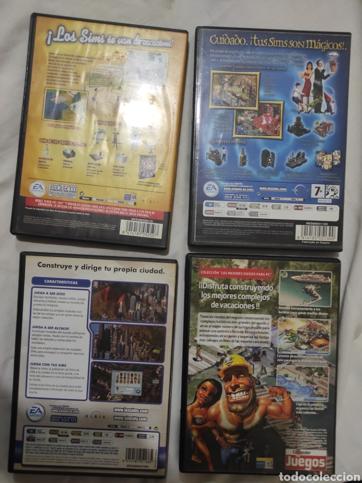 Videojuegos y consolas: Lote juegos pc sims,sim city ect - Foto 2