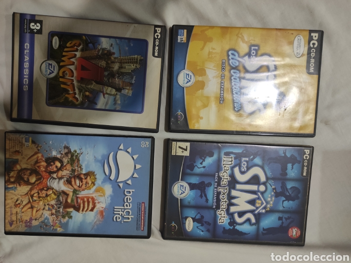 Videojuegos y consolas: Lote juegos pc sims,sim city ect - Foto 1
