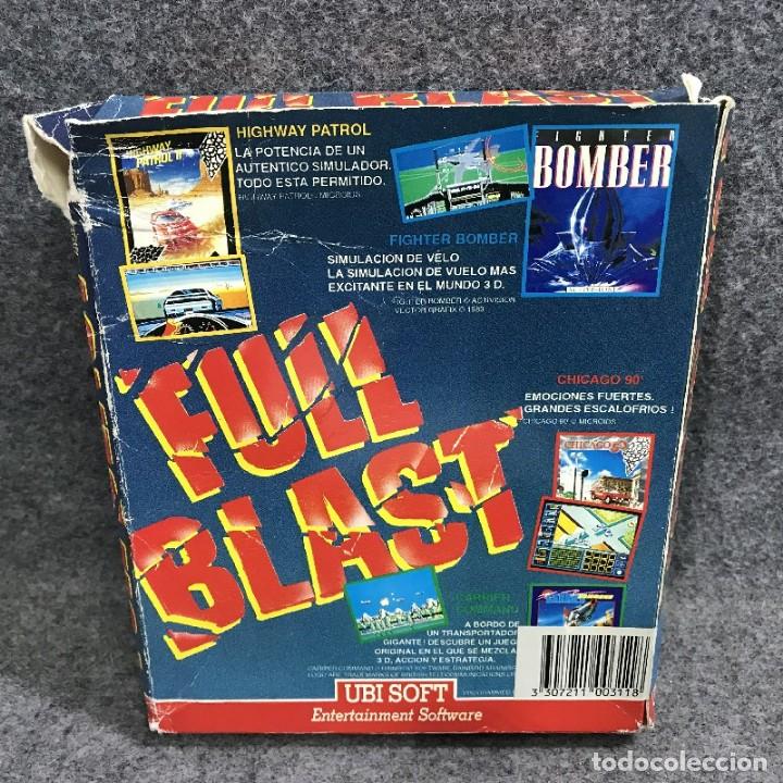 Videojuegos y consolas: FULL BLAST FIGHTER BOMBER 5 1/4 PC - Foto 2