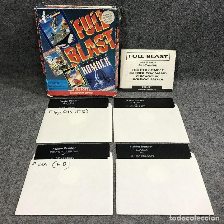 Videojuegos y consolas: FULL BLAST FIGHTER BOMBER 5 1/4 PC - Foto 1