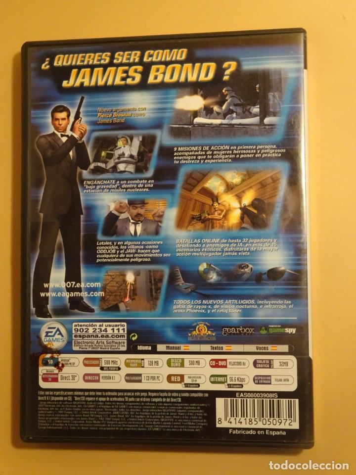 Videojuegos y consolas: 007 NIGHT FIRE - JUEGO PARA PC - Foto 4