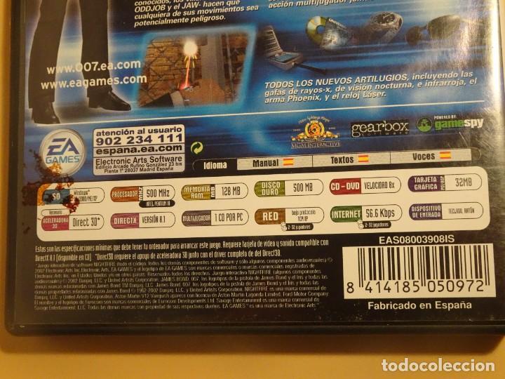 Videojuegos y consolas: 007 NIGHT FIRE - JUEGO PARA PC - Foto 5