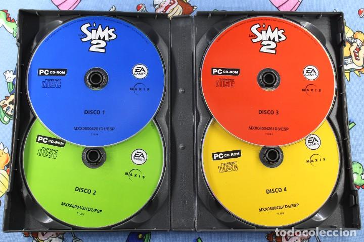 Videojuegos y consolas: PC LOS SIMS 2 VERSION CDS MUY BUEN ESTADO PAL ESPA&Ntilde;A - Foto 3